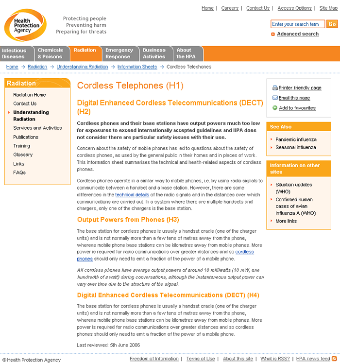 HPA content page design